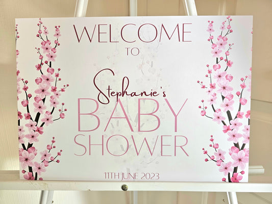 Baby Shower Cardboard Sign