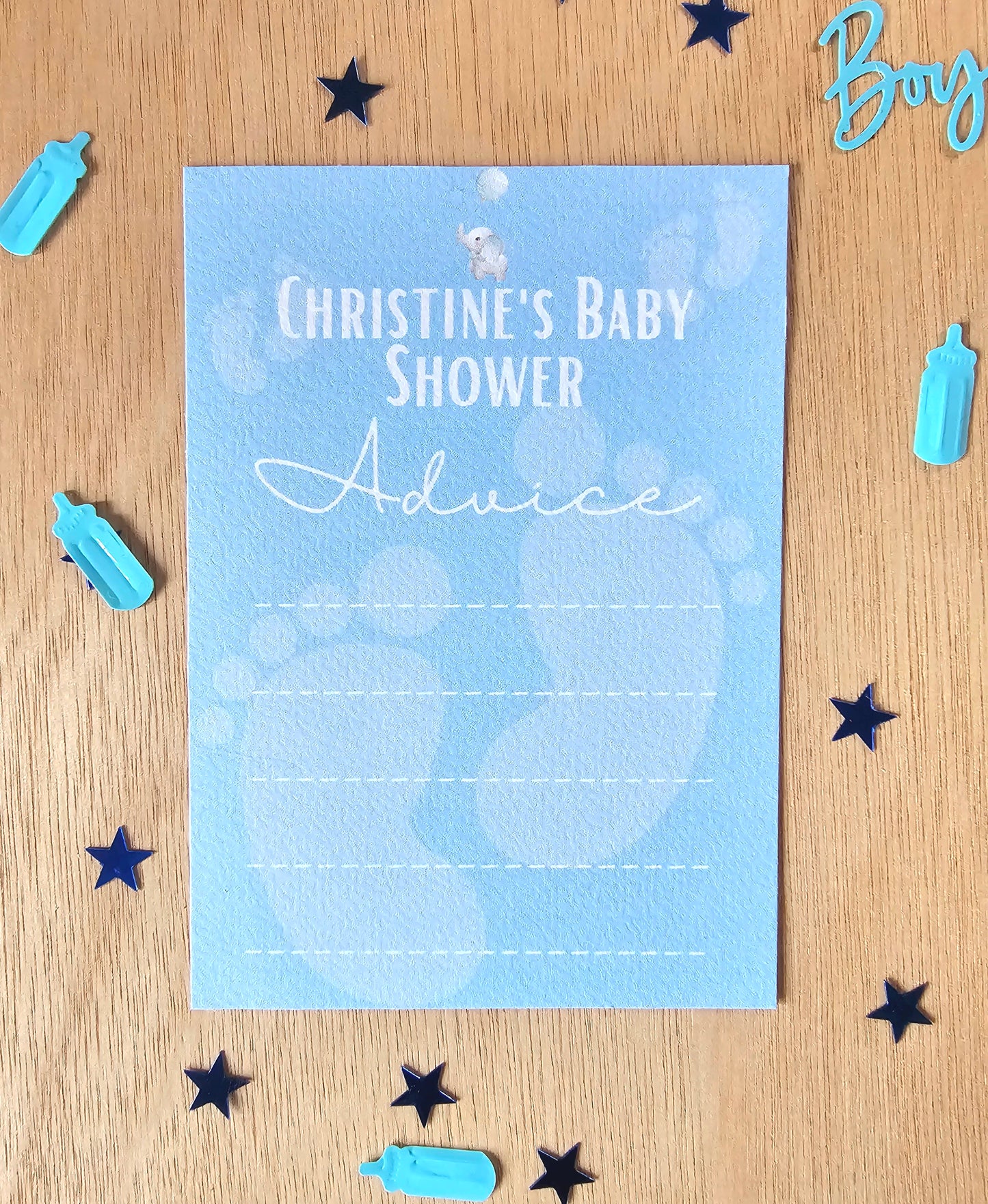 Baby Shower Advice Cards
