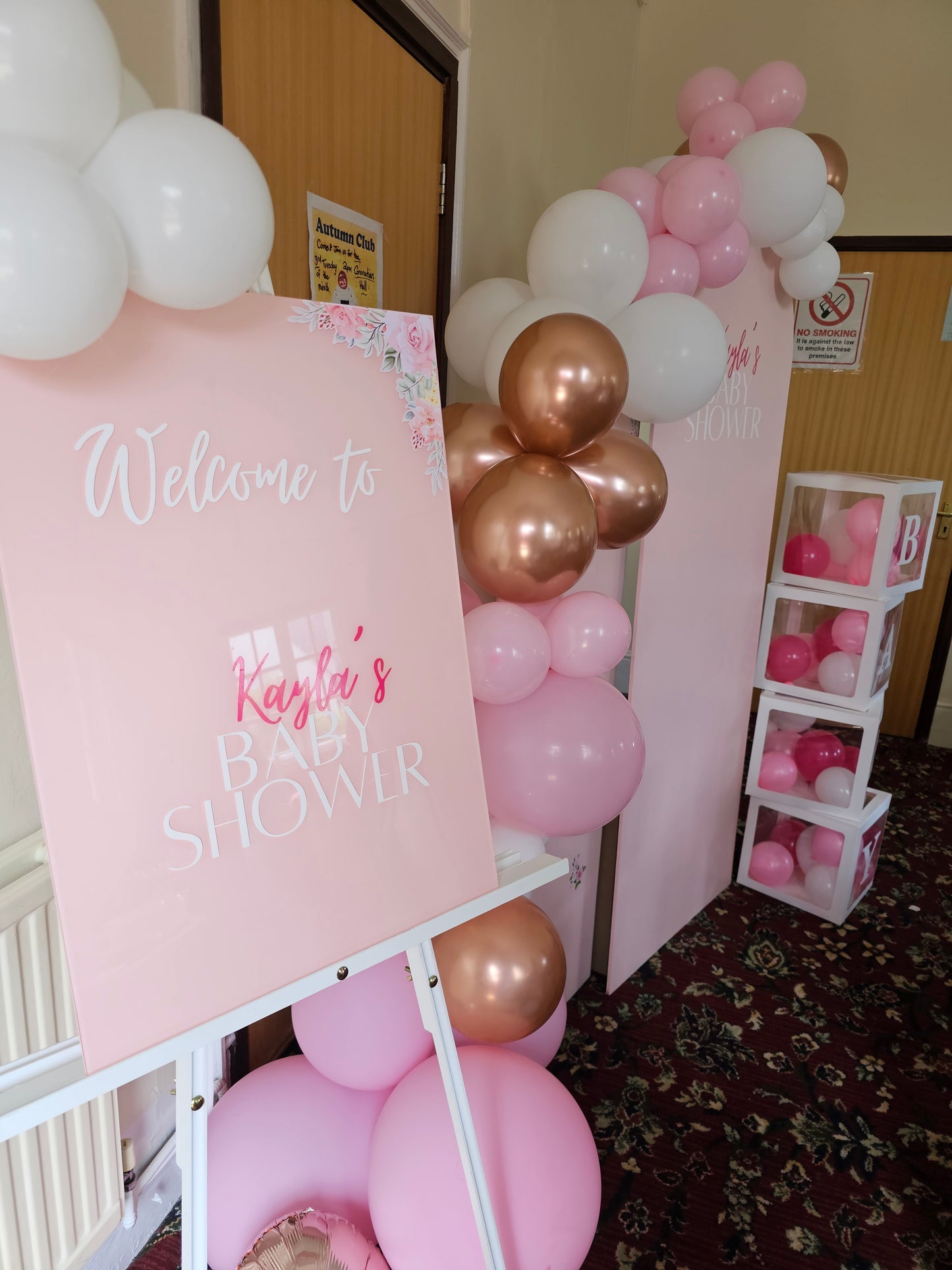 Acrylic Welcome Sign Baby Shower