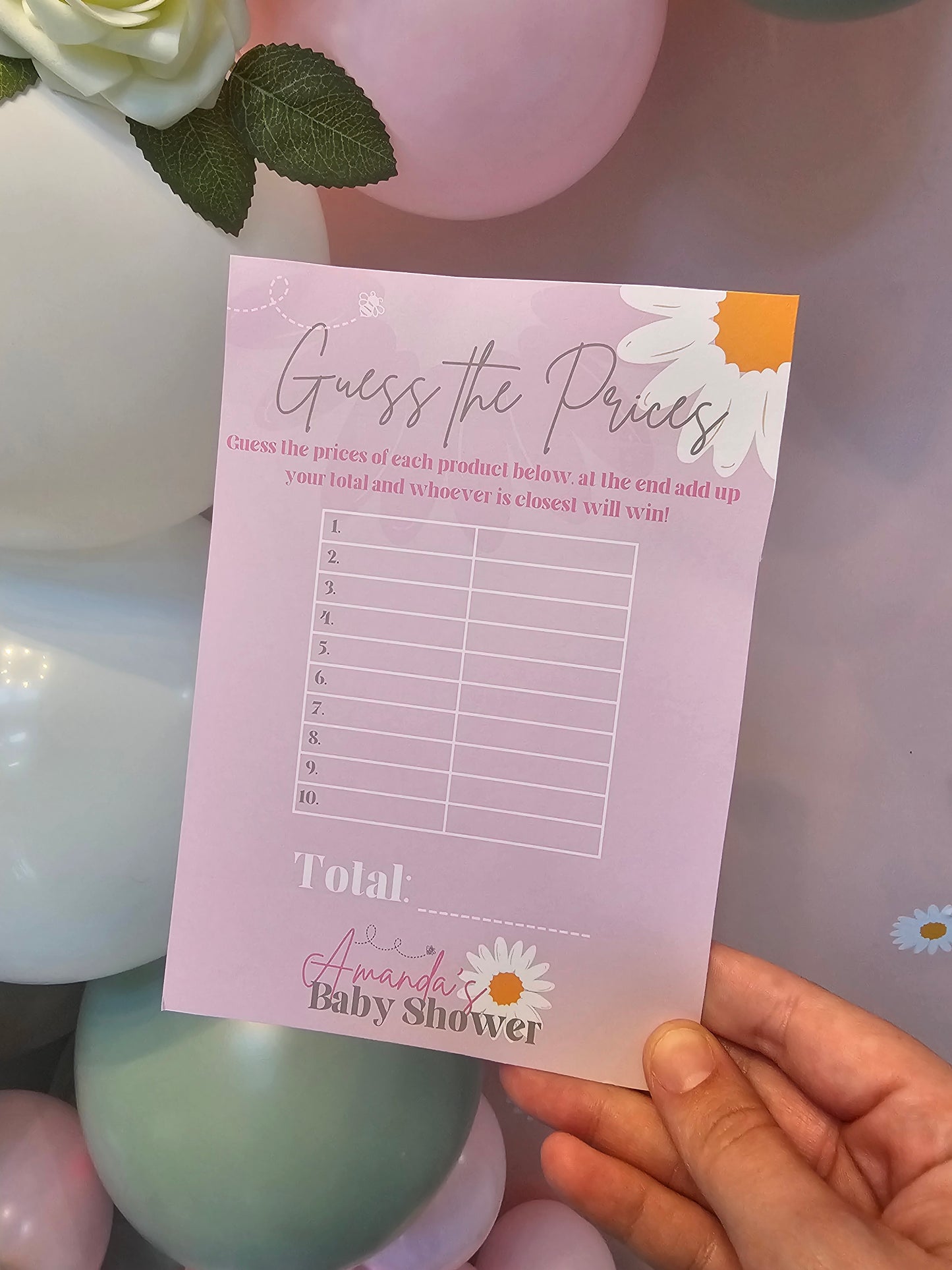 Baby Shower Advice Cards