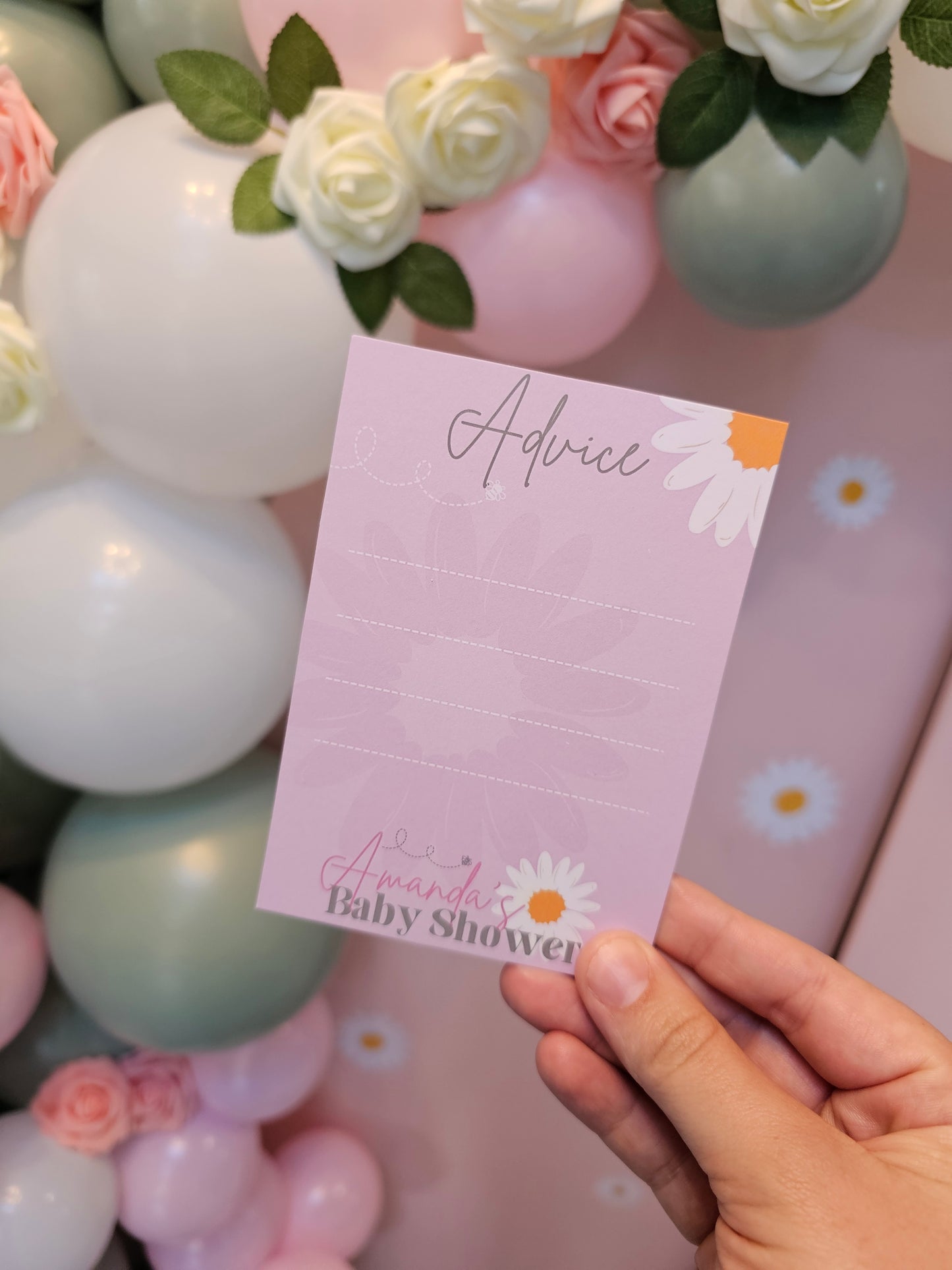 Baby Shower Advice Cards