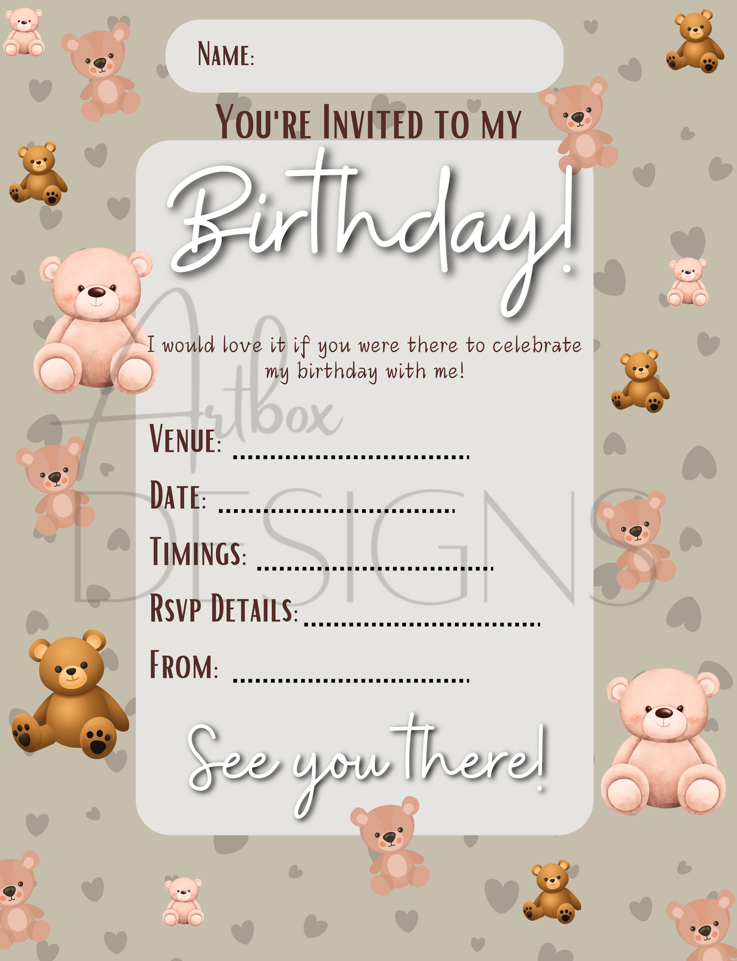 Childrens Invitations