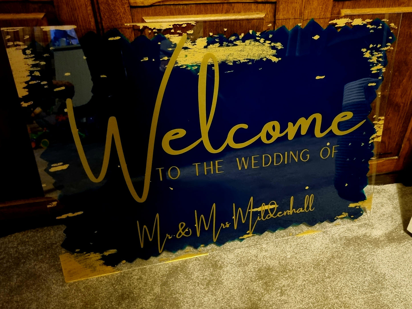 Welcome Sign Acrylic Wedding