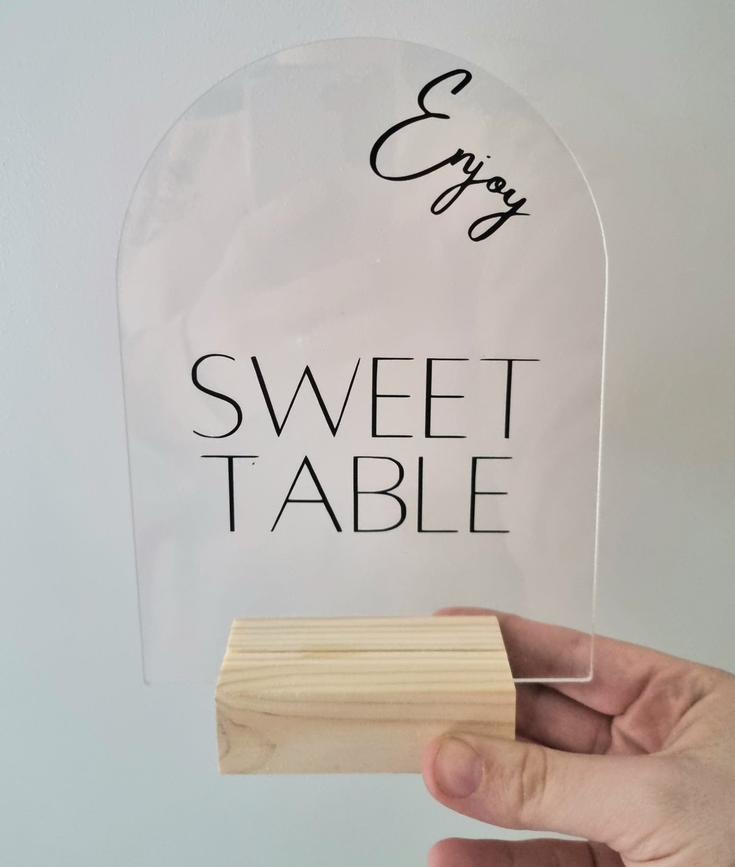 Wedding Table Signs Acrylic